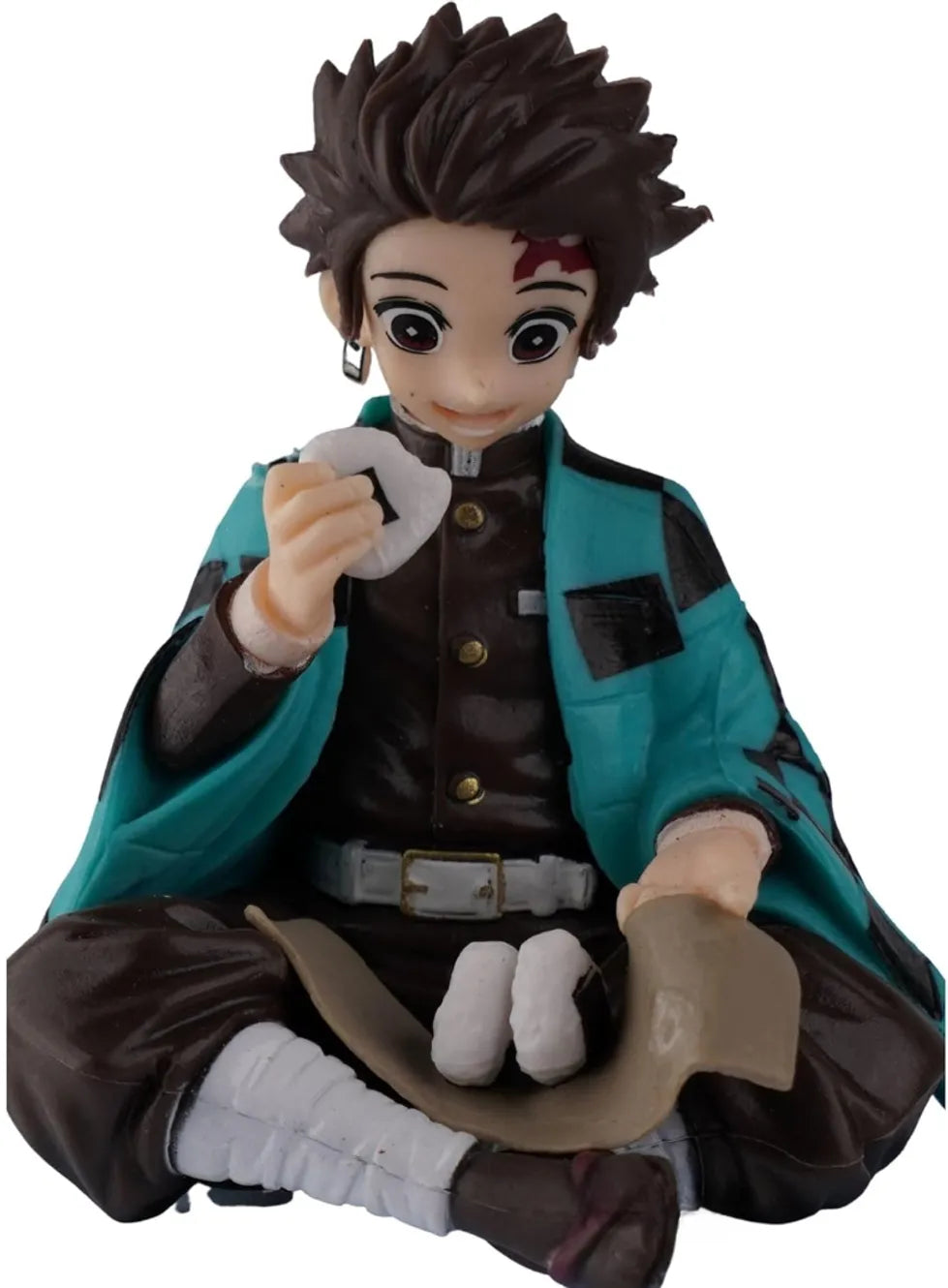 World Gift Mart Anime Demon Slayer Sitting Action Figure with Food Bowl|Collectible PVC Toy|30Cm (Multicolor)