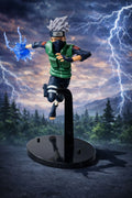World Gift Mart Anime Ninja Action Figure with Lightning Effect | Dynamic Pose Showpiece 15Cm (Multicolor)
