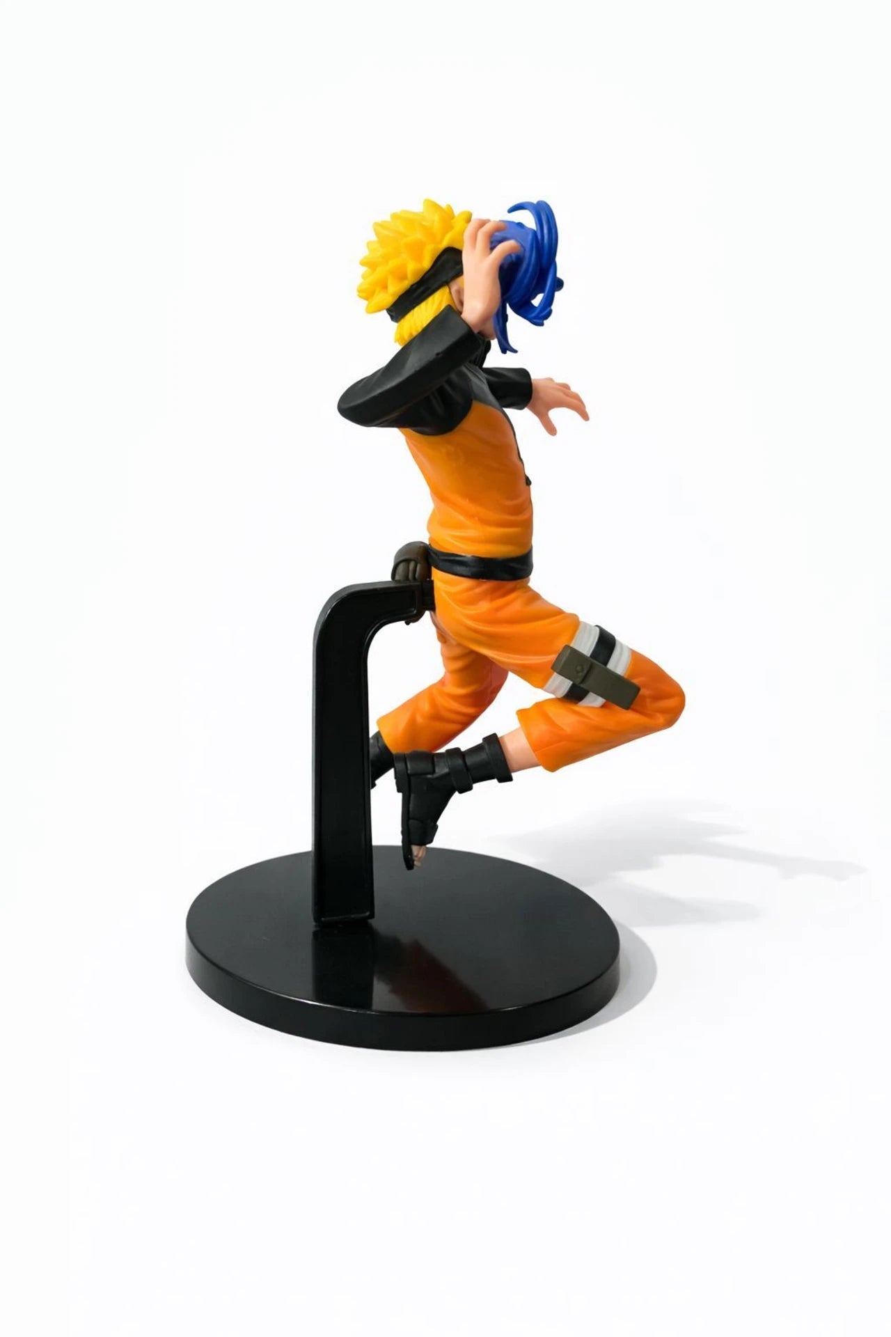 World Gift Mart Anime Ninja Figure with Energy Effect|Decorative Display Model with Stand 15Cm (Multicolor)