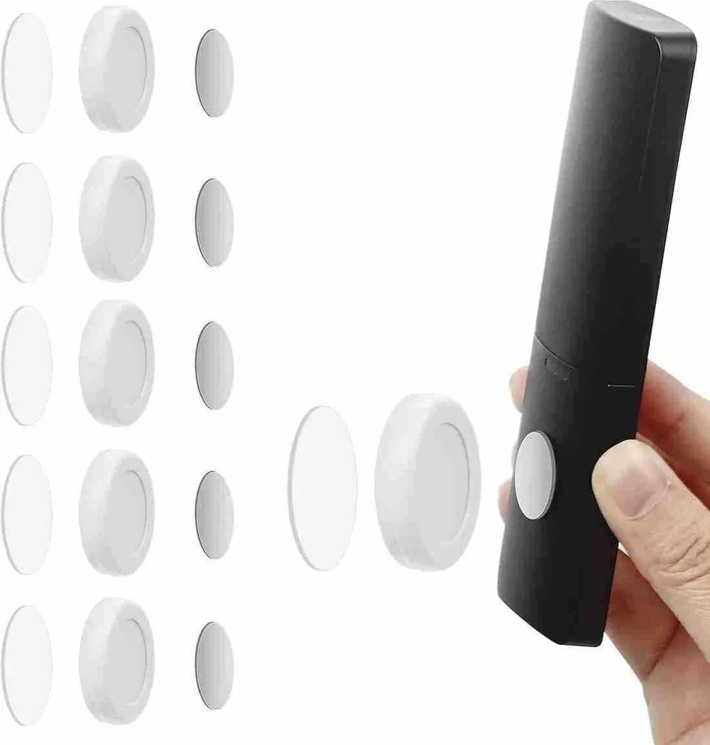 World Gift Mart 5 PCS Magnetic Remote Control Holder Self-Adhesive,Strong Magnet Hole-Free Accessories Organizer