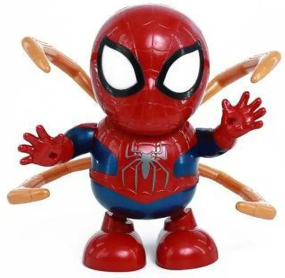 Instagram Viral Dancing Spider Hero Toy with Music, LED Lights & Moving Legs | Battery Operated Action Figure for Kids Birthday Gift