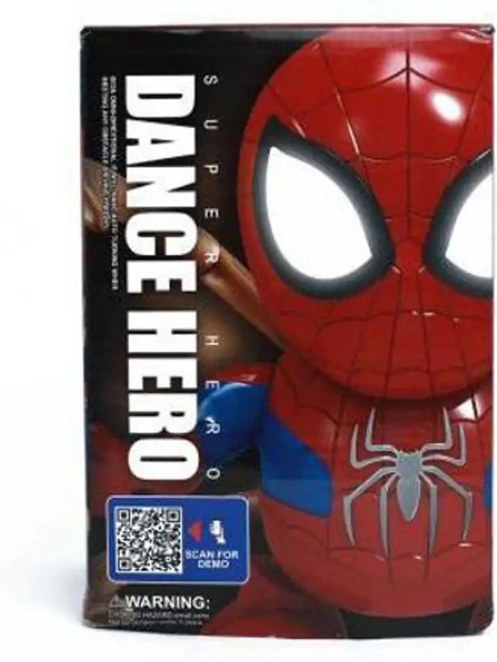 Instagram Viral Dancing Spider Hero Toy with Music, LED Lights & Moving Legs | Battery Operated Action Figure for Kids Birthday Gift