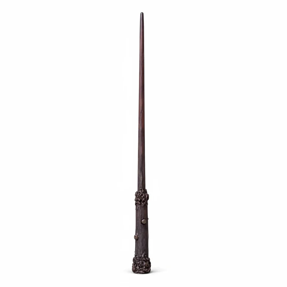 Harry Potter Fire Magic Wand | 38CM Wizard Wand, USB-C Charging Magic Trick Wand, Magic Paper & Gift Box for Kids, Fans, Cosplay & Gifting