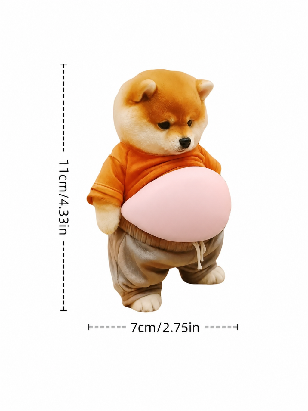 (Pack of 2) Multi-Purpose Cute Dog sticker Door Stopper and stress reliever sticker Wall Protector | Self Adhesive Door Handle Bumper | Noise Reduction Door Buffer | Anti-Collision Wall Guard | Door Knob Protector for Home & Office