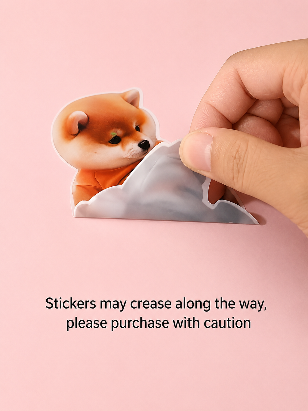 (Pack of 2) Multi-Purpose Cute Dog sticker Door Stopper and stress reliever sticker Wall Protector | Self Adhesive Door Handle Bumper | Noise Reduction Door Buffer | Anti-Collision Wall Guard | Door Knob Protector for Home & Office