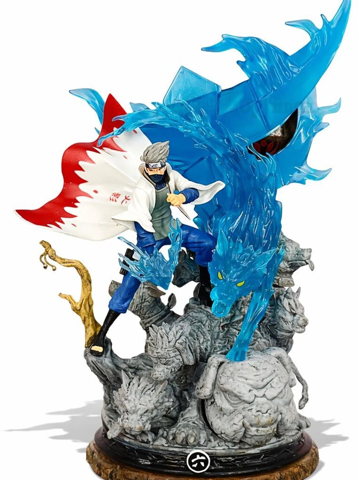 World Gift Mart Anime Ninja Power Effect Collectible Figurine with Energy Beast Effect 24 Cm (Multicolor)