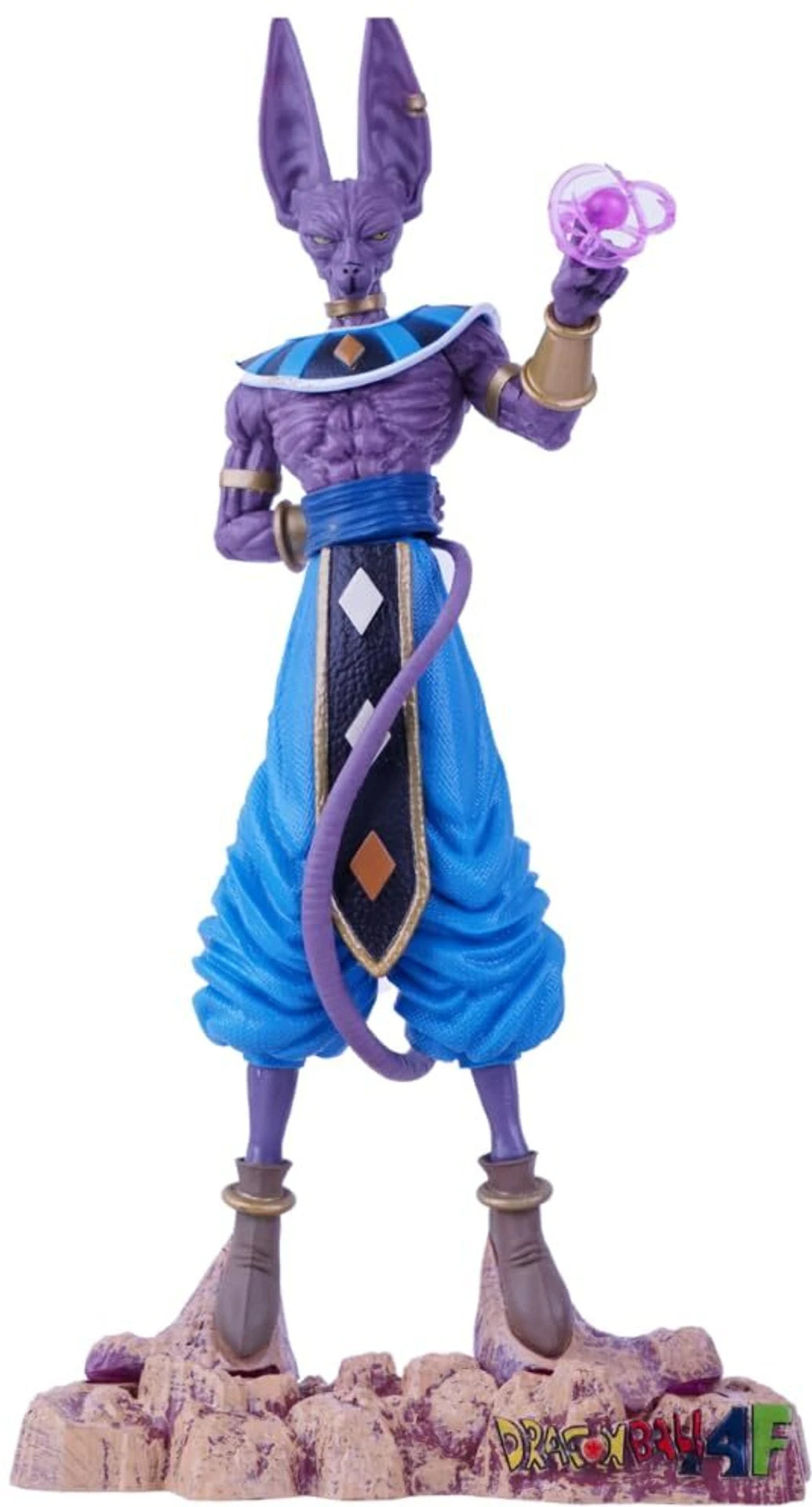 World Gift Mart Dragon Ball Super Beerus God of Destruction Action Figure|Anime Collectible 18Cm (Multicolor)