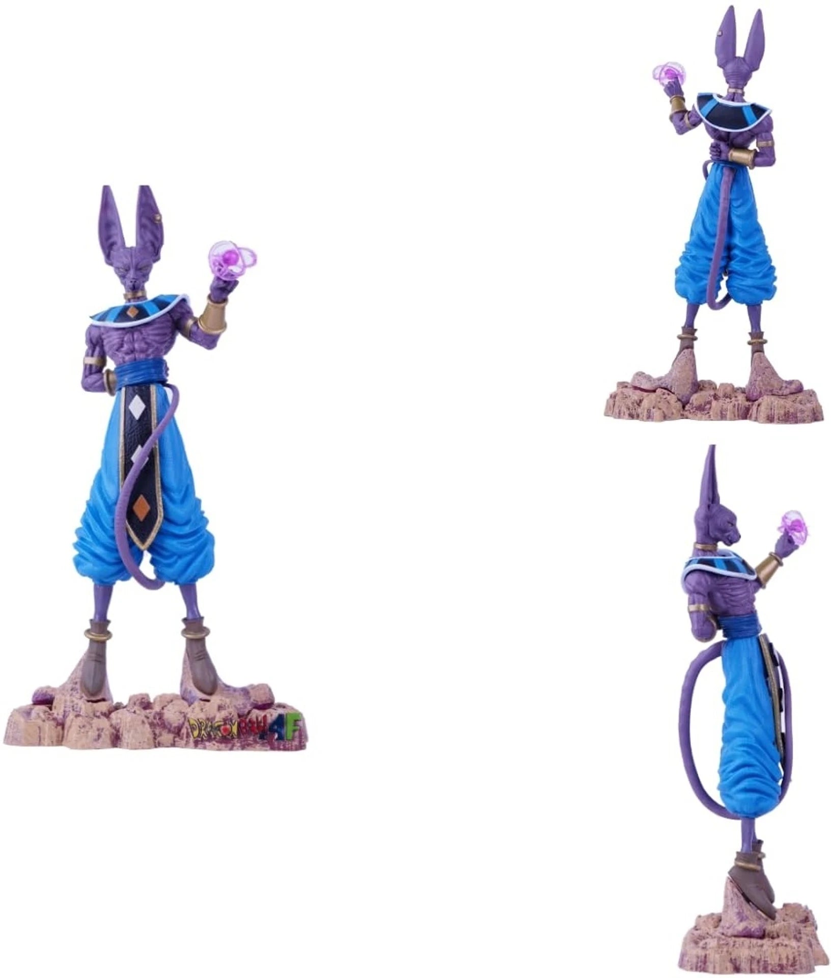 World Gift Mart Dragon Ball Super Beerus God of Destruction Action Figure|Anime Collectible 18Cm (Multicolor)