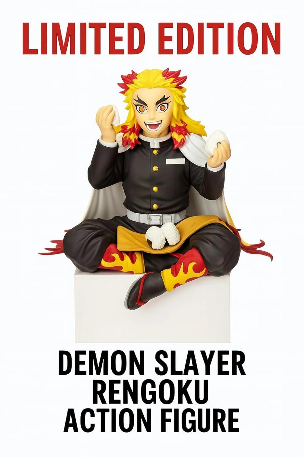 World Gift Mart Limited Edition Demon Slayer Infinity Castle Kyojuro Rengoku 15cm | Collectible (Multicolor)