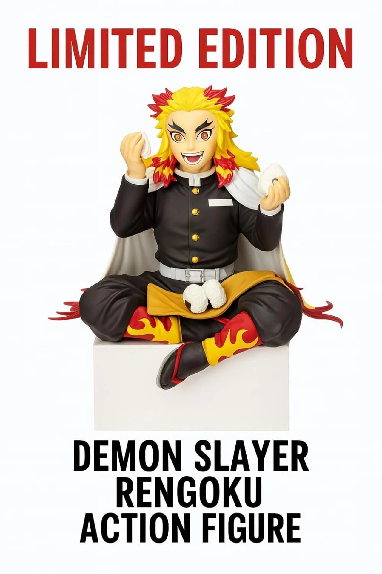 World Gift Mart Limited Edition Demon Slayer Infinity Castle Kyojuro Rengoku 15cm | Collectible (Multicolor)