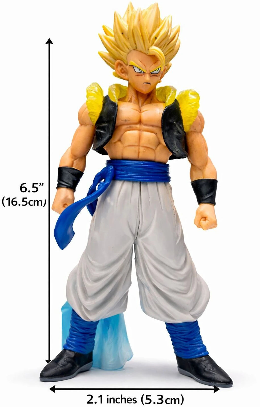 World Gift Mart Set 2 Anime-Style Warrior Action Figurine|Premium PVC Collectible Height 16.5cm (Multicolor)