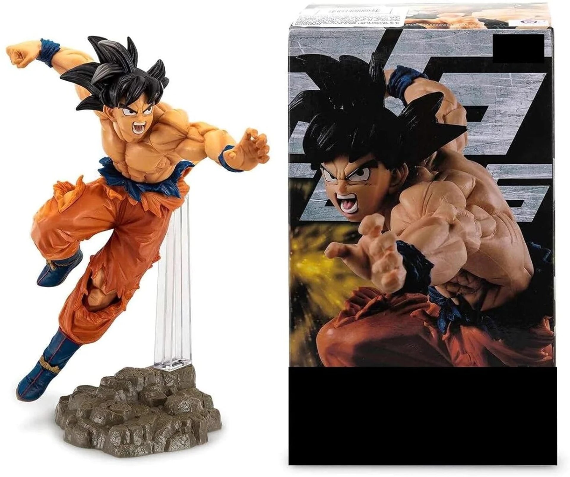 World Gift Mart Son Goku Action Figure Collectible with Display Stand Figure from Dragon Ball Z (Multicolor)