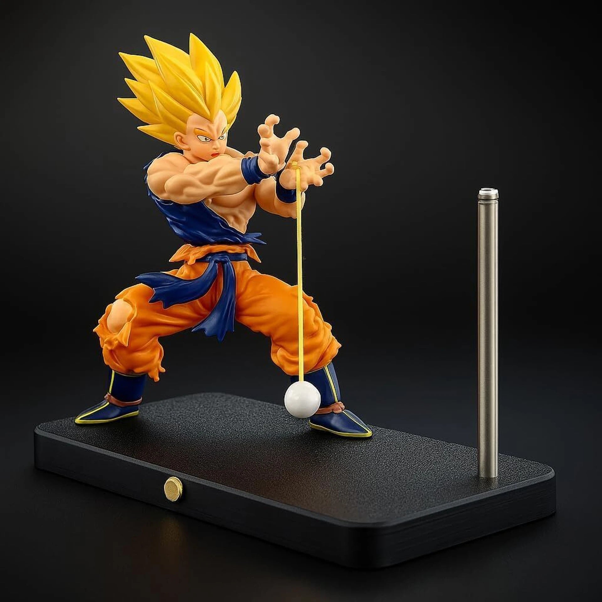 World Gift Mart Super Saiyan Action Figure–Energy Blast Collectible Statue 18Cm Special Edition (Multicolor)