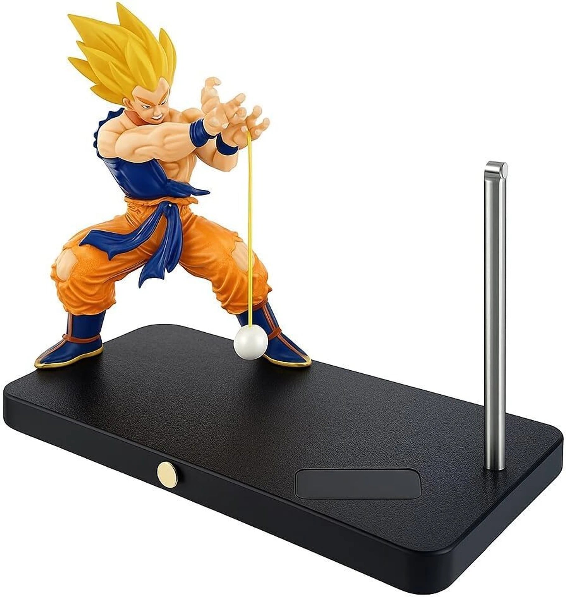 World Gift Mart Super Saiyan Action Figure–Energy Blast Collectible Statue 18Cm Special Edition (Multicolor)
