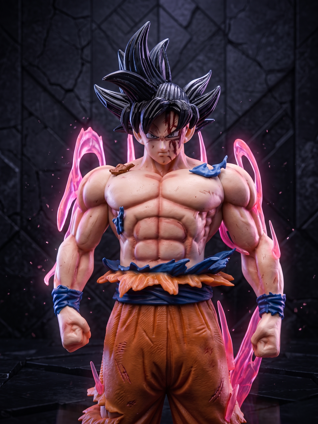 Ultra Instinct Goku Dragon Ball Action Figure | Anime Collectible Toy Statue with Stable Display Stand | PVC Character Model for Desk Decor, Collection & Gift