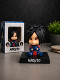 Naruto Madara Uchiha Bobblehead Action Figure | Premium PVC Anime Collectible Toy with Display Stand | Desk Decor, Car Dashboard Figure & Gift for Fans