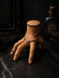 Wednesday Addams Thing Collectible Hand Figure | Gothic Resin Decor Statue with Realistic Stitched Details | Spooky Desk Decor, Shelf Display & Gift for Fans