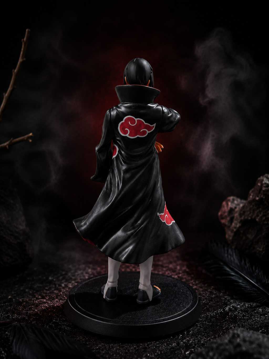 Uchiha Itachi Action Figure | Naruto Shippuden Anime Collectible Statue with Display Base | Premium PVC Character Figure for Anime Fans, Kids, Gamers, Desk Decor & Gifting