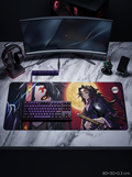 Kokushibo Demon Slayer Desk Mat Mouse Pad 80 x 30 cm | Large Anime Gaming Mousepad with Micro-Woven Surface & Anti-Slip Rubber Base | Extended Keyboard Mouse Mat for PC, Laptop, Office & Gaming Setup