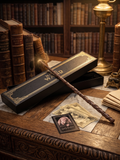 Hermione Granger Magic Wand Replica Set | 38 CM Wizard Wand with Gift Box, Tickets & Collectible Card | Harry Potter Fan Gift & Cosplay Accessory