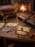 Harry Potter Wand for Boys & Girls | 36 CM Magic Wizard Wand Set with Hogwarts Tickets & Trading Card | Cosplay Prop Gift for Fans