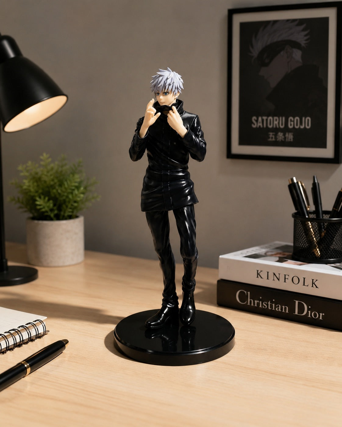 Satoru Gojo Action Figure 20 cm | Jujutsu Kaisen Anime Collectible PVC Statue | Premium Gojo Figure for Home Decor, Desk Display & Anime Gift