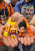 World Gift Mart Dragon Ball Z Anime Character Keychain Set | Premium PVC Collectible Key Chain