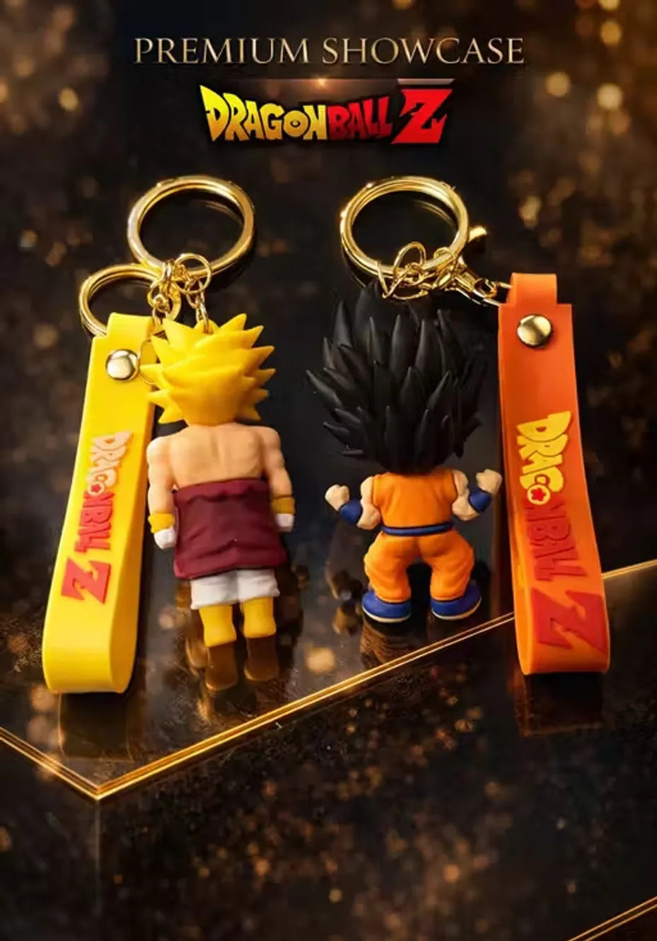 World Gift Mart Dragon Ball Z Anime Character Keychain Set | Premium PVC Collectible Key Chain