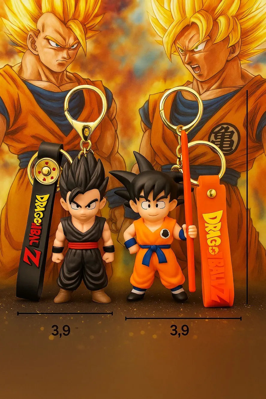 World Gift Mart Dragon Ball Z Goku & Gohan Limited Edition Keychain Set Key Chain
