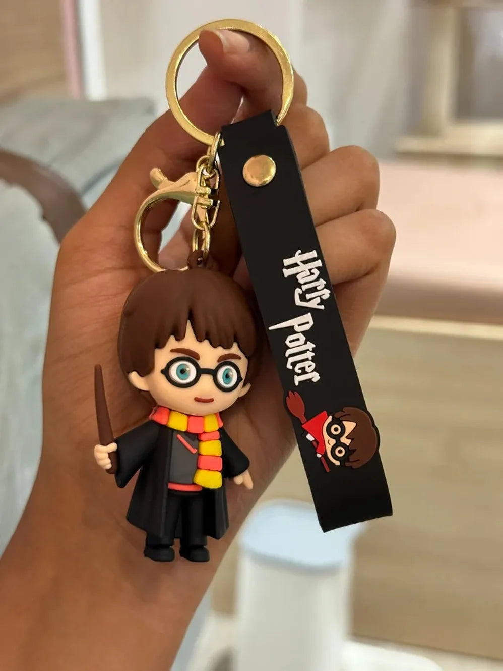 World Gift Mart Harry Potter Keychain – Fans Key Ring for Keys, Bags & Gifts Key Chain