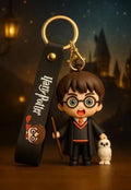 Vetocity Harry Potter Themed Keychain for Boys & Girls | Premium PVC Strap & Metal Hook Key Chain