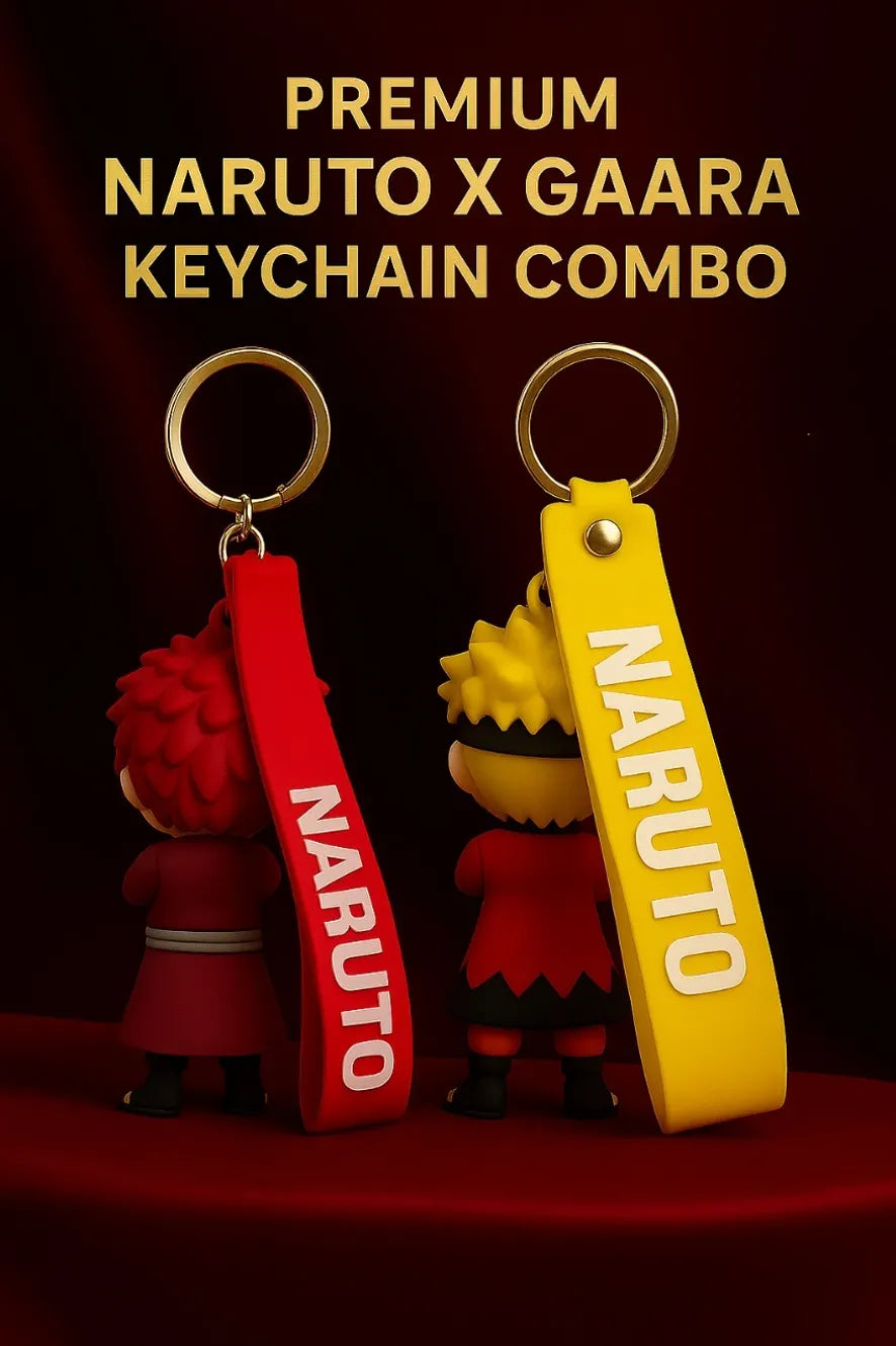 World Gift Mart Limited Edition Naruto & Gaara Keychain | Best gift for best friends Key Chain