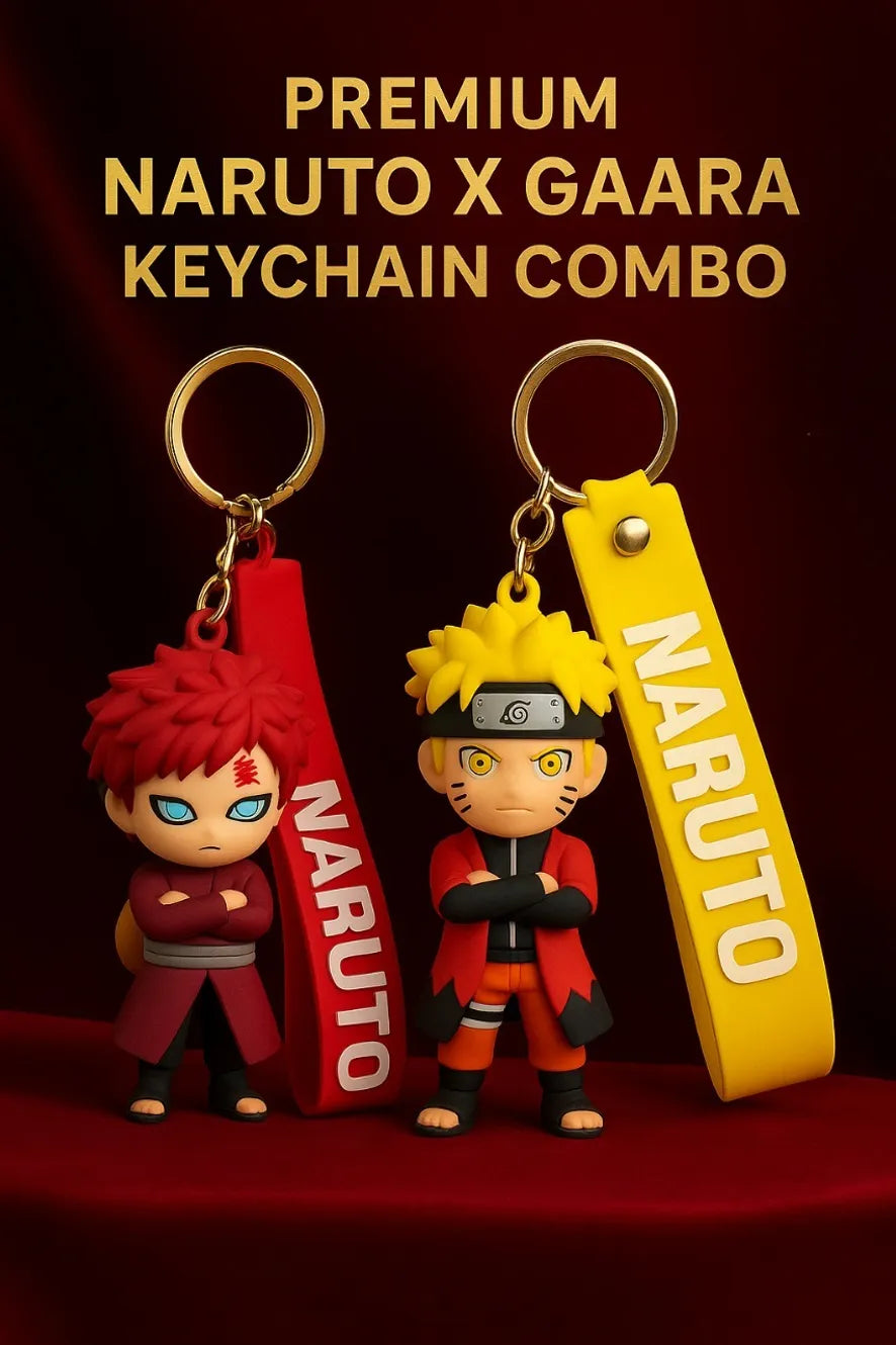 World Gift Mart Limited Edition Naruto & Gaara Keychain | Best gift for best friends Key Chain