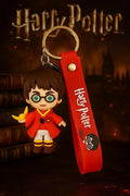 World Gift Mart Harry Potter Gryffindor Keychain Metal Hook &Strap - Keychain for Bags & Bike Key Chain