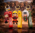 World Gift Mart (Pack of 3) Limited Edition Naruto Anime Keychain Combo | PVC Cartoon Keyring Key Chain