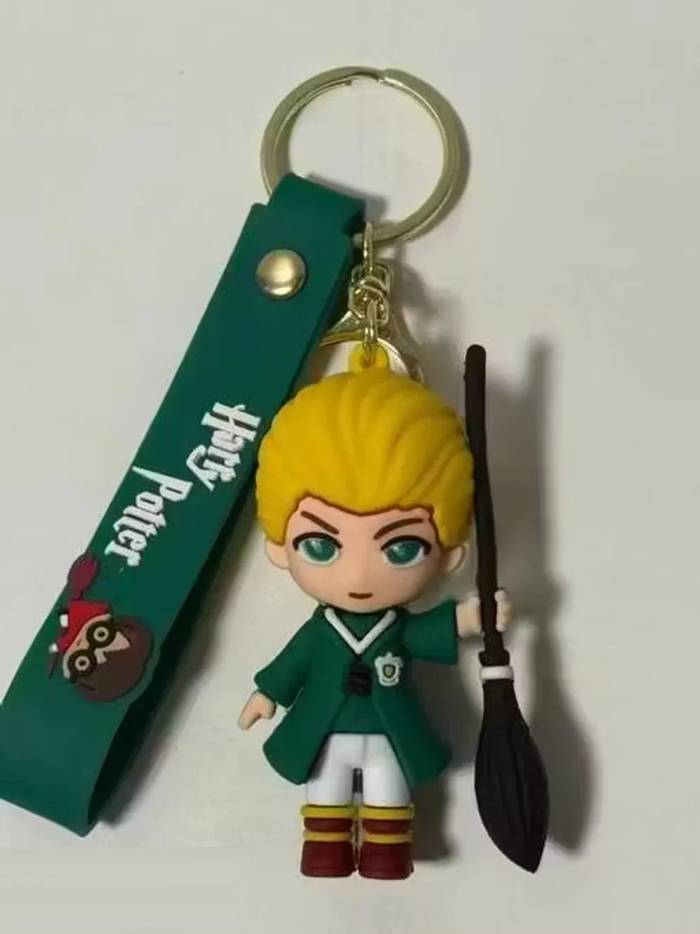 World Gift Mart Wizard School Anime-Inspired Character Keychain–Cute Figure with Silicone Strap Key Chain